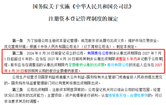 注冊(cè)資本實(shí)繳最新政策：2024年7月1日前注冊(cè)公司要實(shí)繳嗎